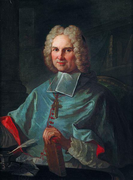 Charles-Joseph Natoire Portrait de l eveque Rousseau de La Parisiere China oil painting art